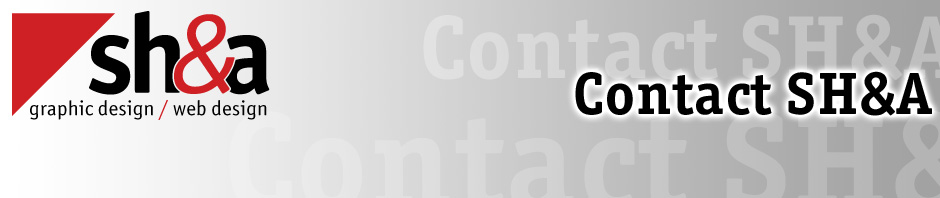 Contact form page for SH&A | Fort Collins Graphic Design